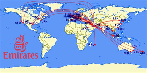 emirates a380 routes